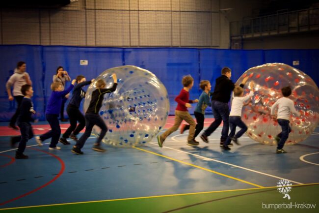 Bumper Ball Kraków Arena z dzieciakami