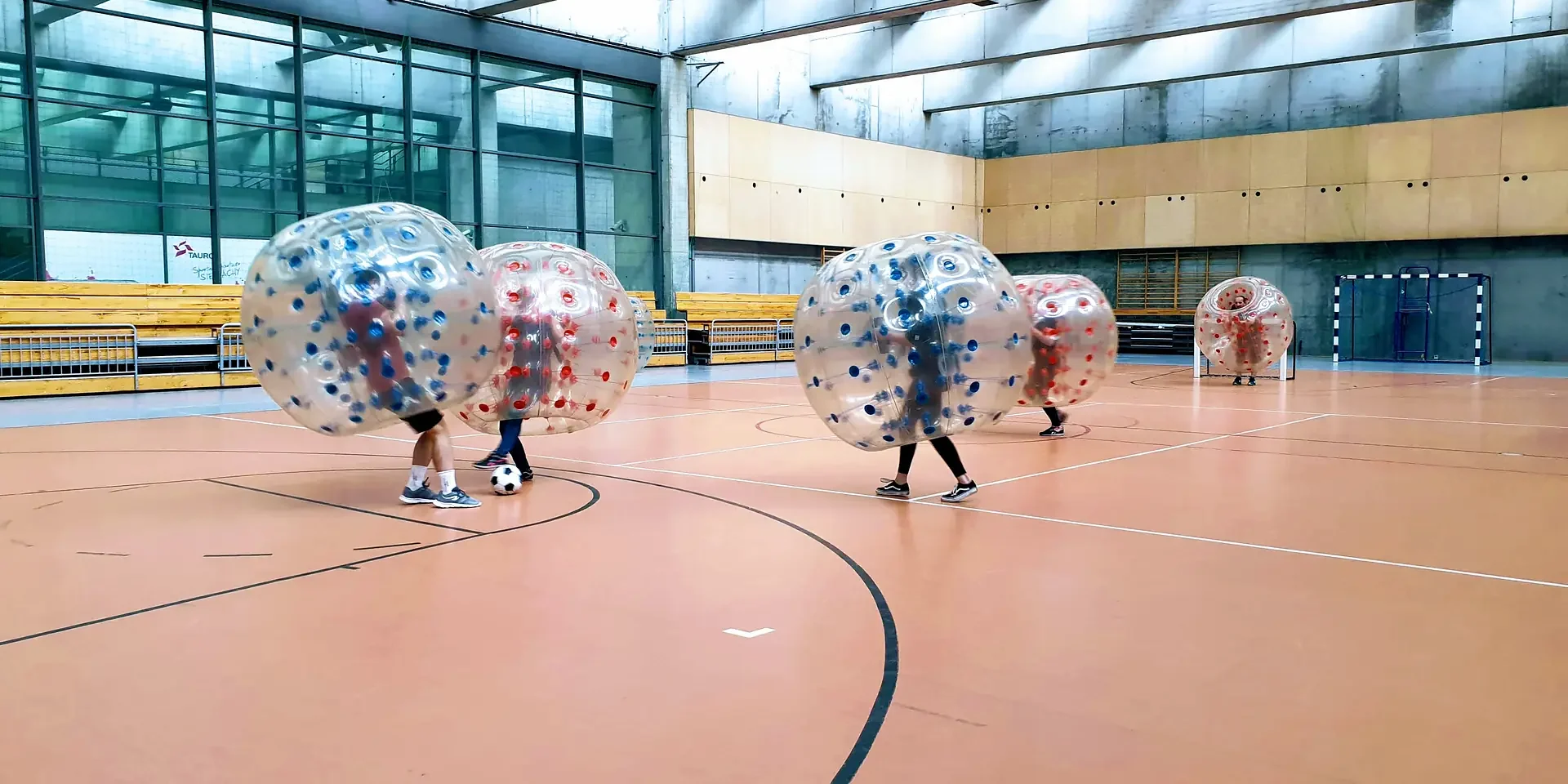 BumperBall Kraków – zdjęcie 13 Gra w kule Bumper Ball na hali sportowej w Krakowie
