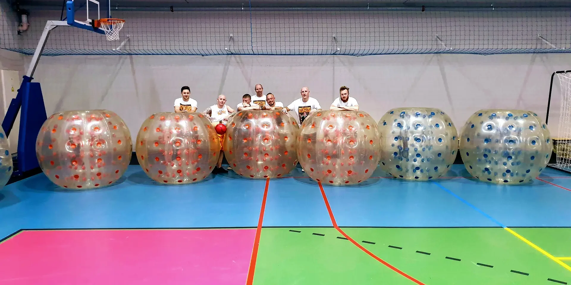 BumperBall Kraków – zdjęcie 28 Gra w kule Bumper Ball na hali sportowej w Krakowie